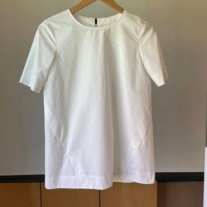 COS White Short Sleeve Blouse